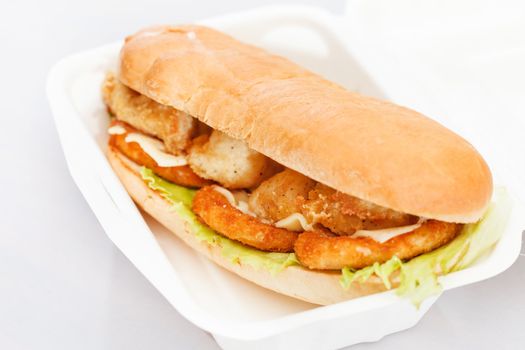 Chicken breast sandwich
