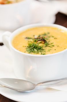 seafood cream soup