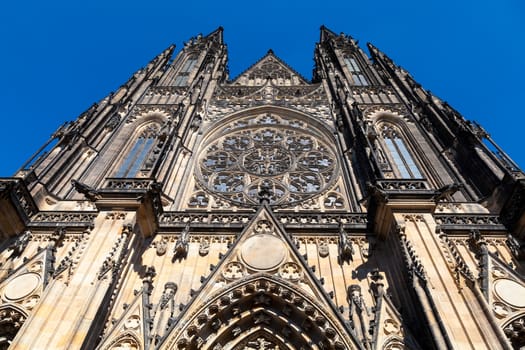 Saint Vitus' Cathedral in Prague, the Czech Republic