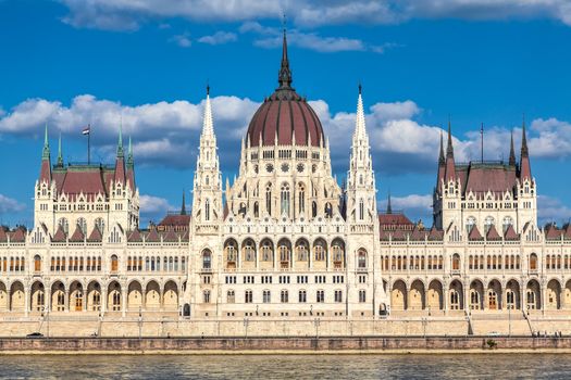 The building of the Hungarian Parliament in Budapest