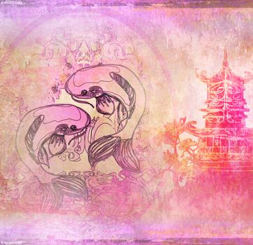 japanese koi background