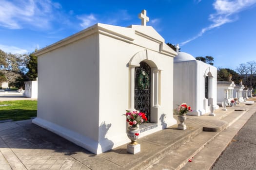 Outdoor Mausoleum Monument.