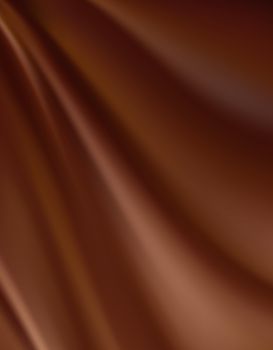 Abstract Chocolate Background, Brown Drapery Satin