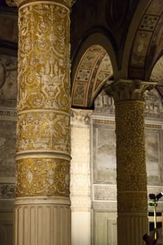 Florence - Palazzo Vecchio, First courtyard.