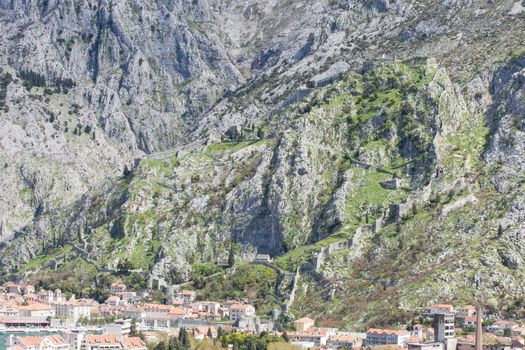 Kotor Old Town and Austro Hungarian mountain fortification