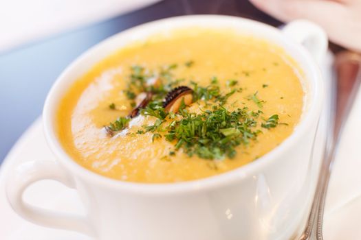 seafood cream soup