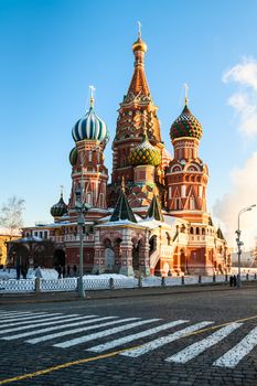 St Basils Cathedral in Red Square, Moscow, Russia