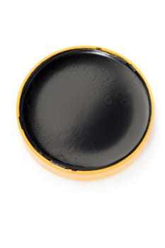 Shoe polish isolated on the white background