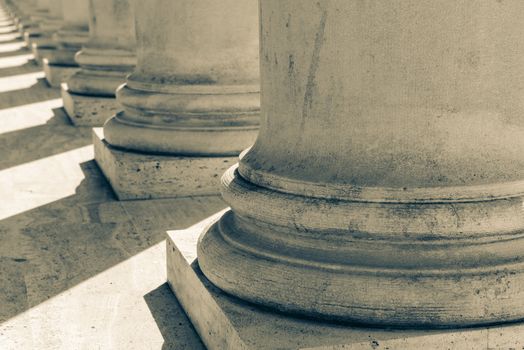 Stone Pillar Columns