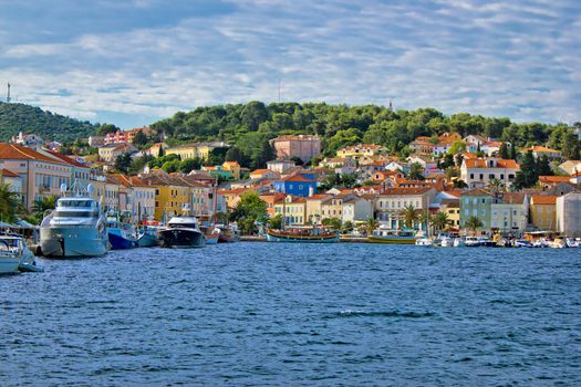 Colorful town of Mali Losinj waterfront, Island of Losinj, Dalmatia, Croatia