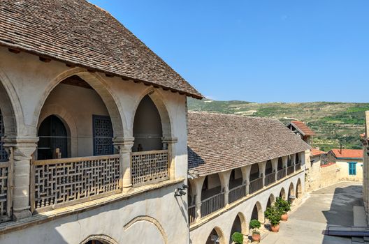 Timios Stavros orthodox monastery in Omodos village on Cyprus