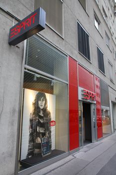 VIENNA - SEPTEMBER 8: Esprit store on September 8, 2011 in Vienna. Esprit is a fashion retail chain founded in 1968. According to Credit Suisse, the brand is valued at USD $3.4bn.