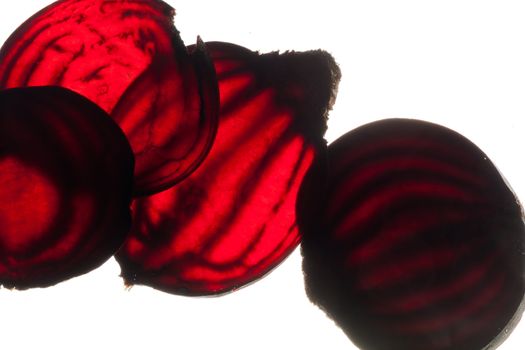 sliced raw beet