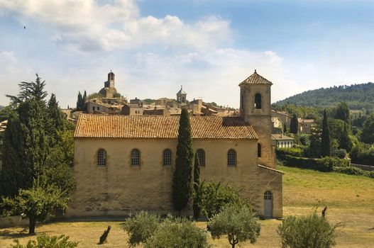 Protestant Temple in Lourmarin,  Provence, Luberon, France