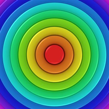 Radial background of rainbow colors