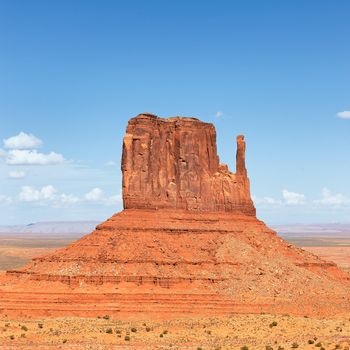 View of famous Monument Valley West Thumb 