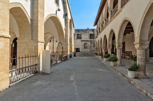 Timios Stavros orthodox monastery in Omodos village on Cyprus