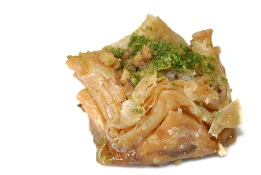 East sweets baklava isolated on white