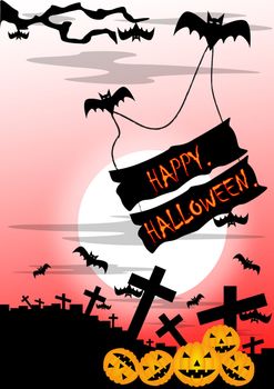 happy and fear celebrate of festival halloween