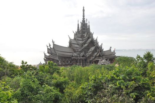 Sanctuary of Truth in Pattaya, Thailand