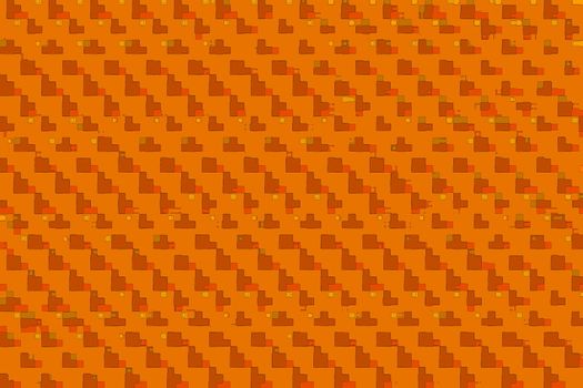 Abstract orange  mosaic background or wallpaper pattern