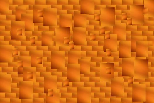 Abstract orange brown  mosaic background or wallpaper pattern