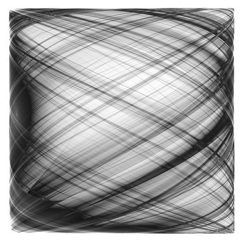 Black and white illustration of abstract background. Beautiful curves image masks for your project, poster or any graphic design.