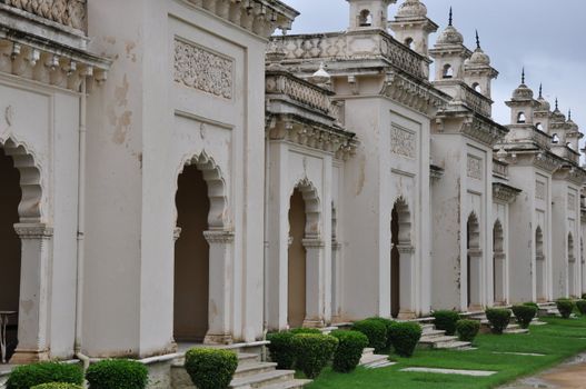 Chowmahalla Palace in Hyderabad in Andhra Pradesh, India