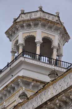 Chowmahalla Palace in Hyderabad in Andhra Pradesh, India