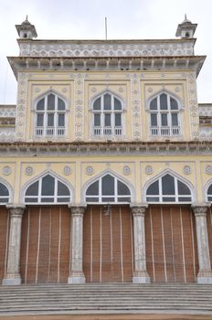 Chowmahalla Palace in Hyderabad in Andhra Pradesh, India