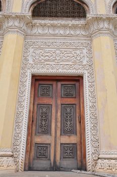 Chowmahalla Palace in Hyderabad in Andhra Pradesh, India