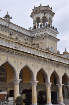 Chowmahalla Palace in Hyderabad in Andhra Pradesh, India