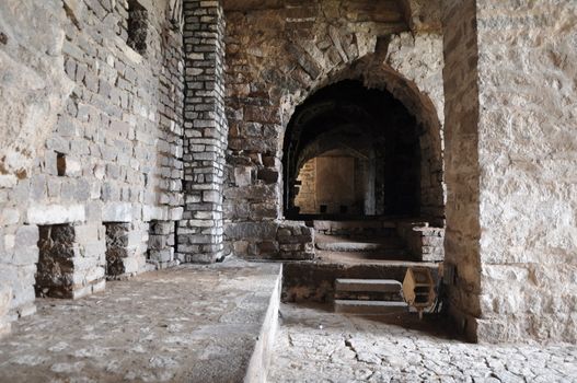 Golconda Fort in Hyderabad in Andhra Pradesh, India