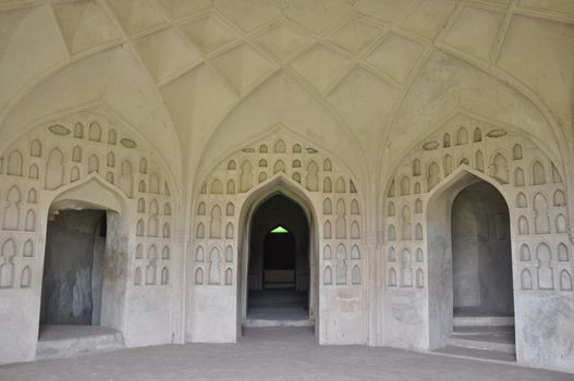 Golconda Fort in Hyderabad in Andhra Pradesh, India