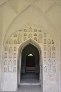 Golconda Fort in Hyderabad in Andhra Pradesh, India