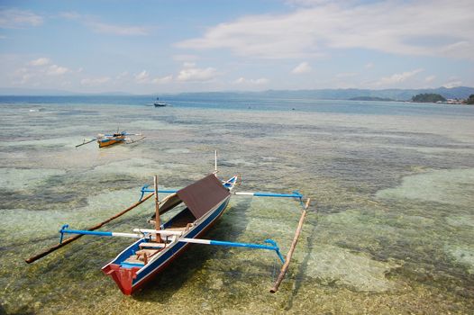 Traditional fishing boat, West Papua, Indonesia