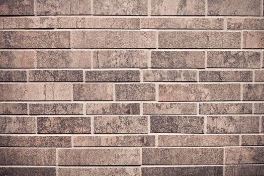 Neat modern brick wall as a detailed background