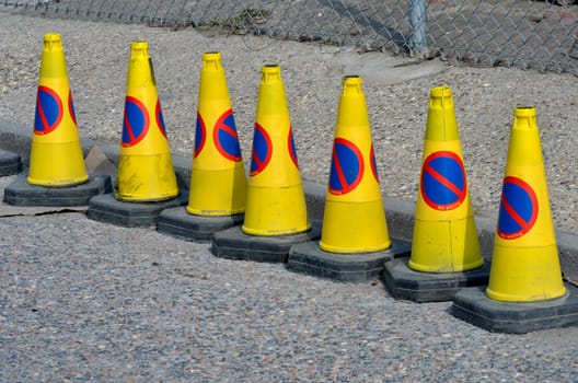 Line of no waiting Cones