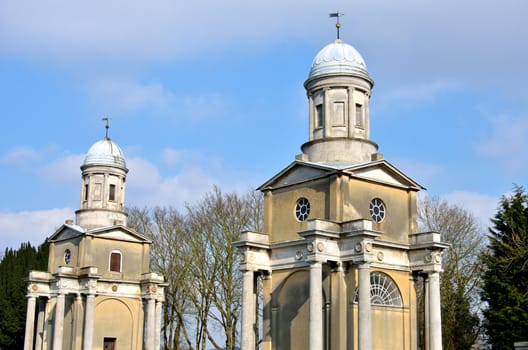 Two towers of Mistley Church