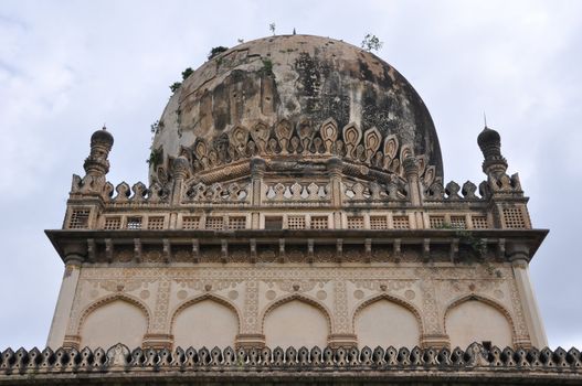 Qutb Shahi Tombs in Hyderabad in Andhra Pradesh, India