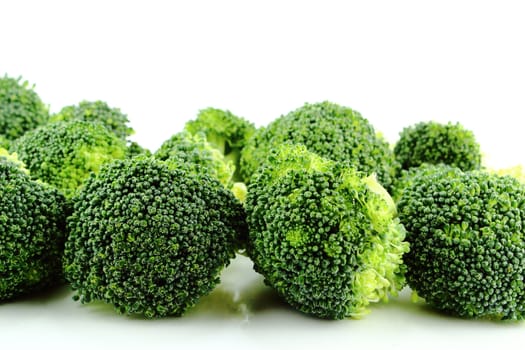 Fresh broccoli in closeup