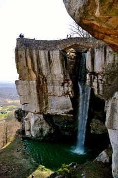 Lovers Leap and Waterfall

