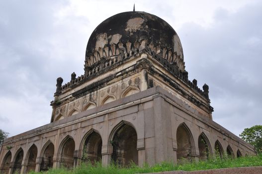 Qutb Shahi Tombs in Hyderabad in Andhra Pradesh, India