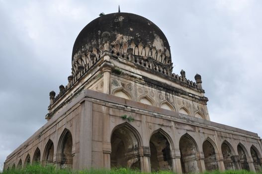 Qutb Shahi Tombs in Hyderabad in Andhra Pradesh, India