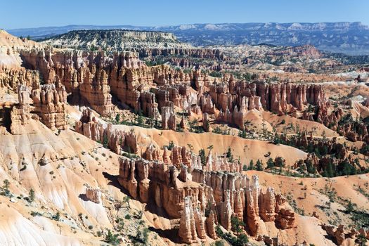 famous amphitheater of Bryce Canyon National Park, Utah, USA 