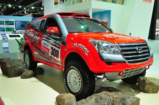 BANGKOK, THAILAND - MAR 30: Haval Rally Dakar Edition shown at the Bangkok Motor Show 2013 in Bangkok, Thailand on March 30, 2013.