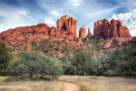 famous Cathedral Rock, Sedona is one of the most popular spots in Arizona