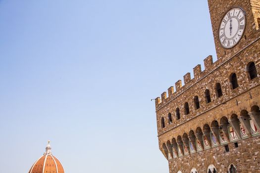 Panoramic view from Piazzale Michelangelo in Florence - Italy
