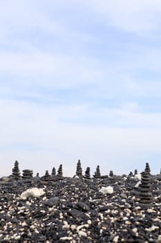 pebble on island, Lipe island, Thailand