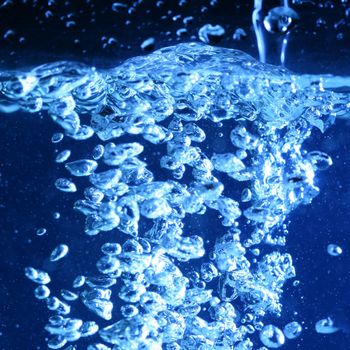 water bubbles macro close up